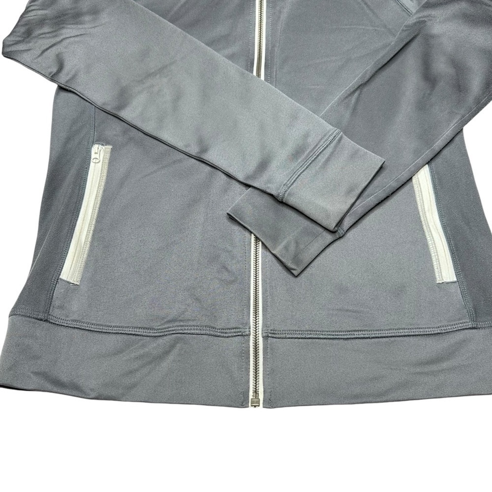 Adidas Gray Track Climalite Jacket‎ Long Sleeve Men’s Size Small - Picture 5 of 7